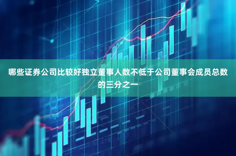 哪些证券公司比较好独立董事人数不低于公司董事会成员总数的三分之一