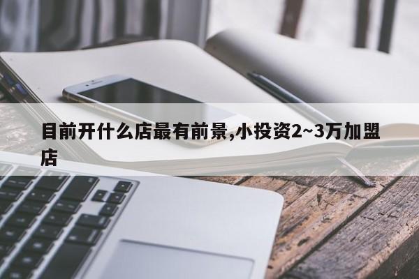 目前开什么店最有前景,小投资2～3万加盟店